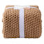 Honeybloom Brown Sweater Knit Bed Blanket, Full/Queen