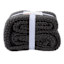 Honeybloom Dark Grey Sweater Knit Bed Blanket, King