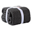 Honeybloom Dark Grey Sweater Knit Bed Blanket, King