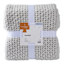 Honeybloom Light Grey Sweater Knit Bed Blanket, Full/Queen