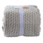 Honeybloom Light Grey Sweater Knit Bed Blanket, Full/Queen