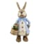 Homespun Easter Sisal Bunny with Carrots, 17"