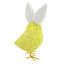 Homespun Easter Chick with Bunny Ears, 5"