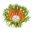 Homespun Easter Carrot Basket, 11"