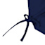 Navy Blue Canvas Outdoor Hinged Cushion