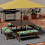 Seneca Navy Blue Outdoor Bench Cushion