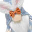 Homespun Easter Blue Bunny-Gnome Table Decor, 9"