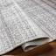 (B887) Ty Pennington Primrose Tartan Grey Area Rug, 5x8