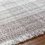 (B887) Ty Pennington Primrose Tartan Grey Area Rug, 5x8