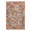 (A522) Mirabel Scarlet Abstract Area Rug, 5x7