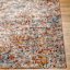 (A522) Mirabel Scarlet Abstract Area Rug, 8x10