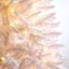 (B6) Pre-Lit LED White Iridescent Fir Christmas Tree, 7'