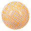 Navy & Mustard Yellow Swirl Print Bowl, 6"