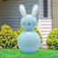 Bunny Brights Blue Blow-Up Inflatable Marshmallow Bunny, 18"