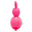 Bunny Brights Pink Blow-Up Inflatable Marshmallow Bunny, 18"
