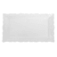 White Rectangle Serving Tray with Ruffled Edge, 13"