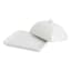 White Tapered Butter Dish, 7"