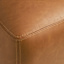 Honeybloom Beau Faux Leather Ottoman, Cognac