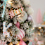 Mrs. Claus' Bakery 2-Count Pink & White Candy Shatterproof Ornaments, 6.3"