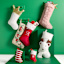 Knit Red Striped Stocking, 5"