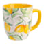Lemon Patterned Mug with Yellow Handle, 20oz
