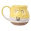 Yellow & White Bee Happy Mug, 18oz