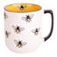 Bee Icon Speckled Mug with Black Handle, 16oz