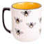Bee Icon Speckled Mug with Black Handle, 16oz