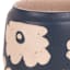 Blue Mug with Flowers, 20oz