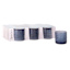 Set of 6 Spectra Navy Blue Shot Glasses, 2oz