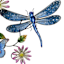 Metal Glass Butterfly & Dragonfly Wall Decor, 31"