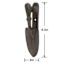Metal Shovel Door Knocker, 6"