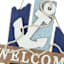 Welcome Wood Anchor Outdoor Wall Sign, 17"