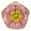 Honeybloom Pink Metal Flower Outdoor Wall Decor, 12"