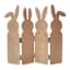 Homespun Easter Hinged Bunny Table Decor, 16"