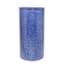 Blue Sponge Pillar Candle, 3x6