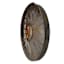 Solar Metal Sun Face Outdoor Wall Decor, 23"