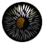 Solar Metal Sun Face Outdoor Wall Decor, 23"