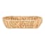 Beaded Oval Light Wicker Tray