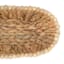 Beaded Oval Light Wicker Tray