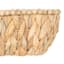 Beaded Oval Light Wicker Tray
