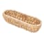 Beaded Oval Light Wicker Tray