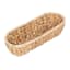 Beaded Oval Light Wicker Tray