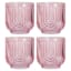 Apollo Set of 4 Blush Arch Double Old Fashioned Glasses, 11oz
