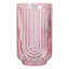 Apollo Set of 4 Blush Pink Highball Glasses, 17oz