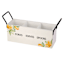 3 Section Lemon Utensil Caddy, 14x4