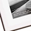 12x12 Walnut Thin Matted to 10x10 & 8x8 Wall Frame