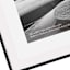 12x12 Black Thin Matted to 10x10 & 8x8 Wall Frame