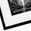 12x12 Black Matted to 10x10 & 8x8 Wall Frame