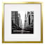 12x12 Gold Matted to 10x10 and 8x8 Wall Frame